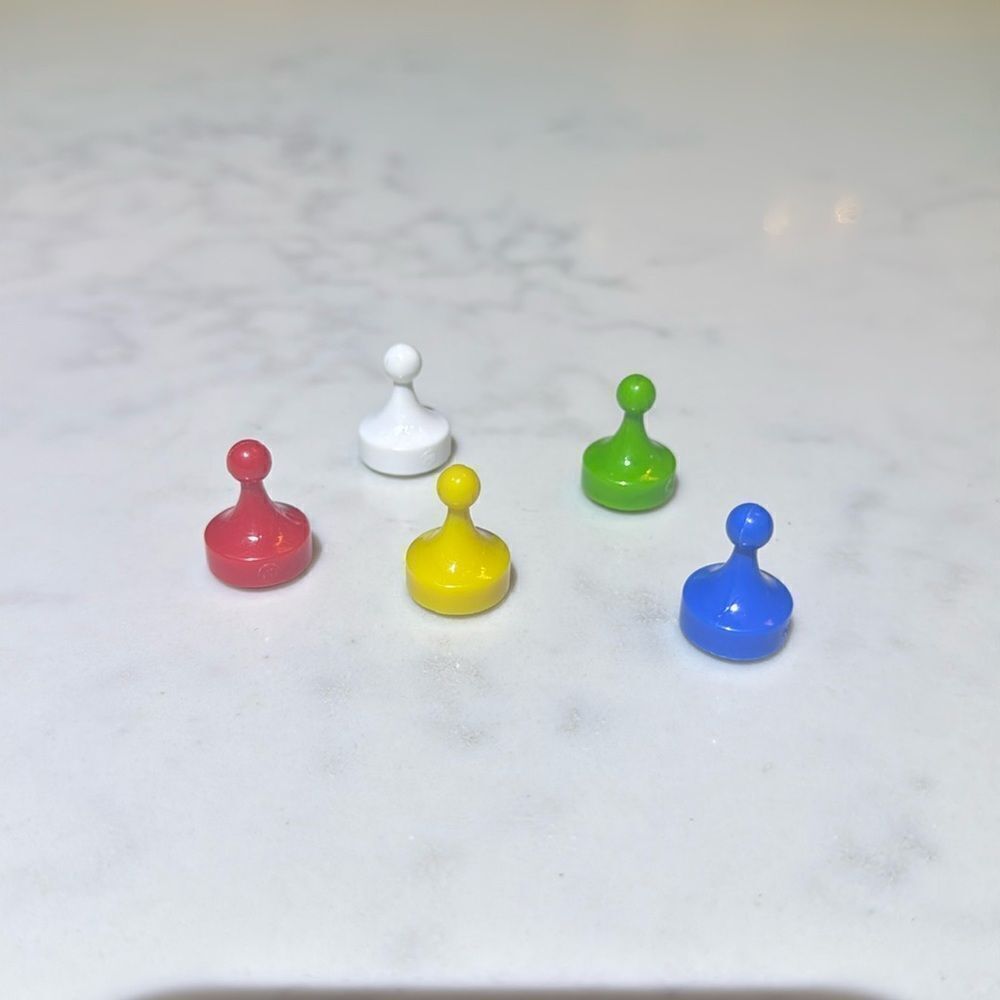 Vintage 1972 Clue Playing Pieces from Clue Parker Brothers Board Game